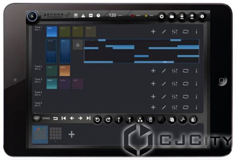 MIDI- Genome 2  iPad